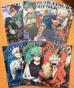 僕のヒーローアカデミア 最強ジャンプ クリアファイル 6種セット