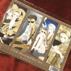 【未開封】清水玲子 原画展 クリアブックマーカーセット　ジャック&エレナシリーズのサムネイル