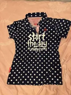 ルコック ゴルフ　ポロシャツ レディース　水玉　ドット