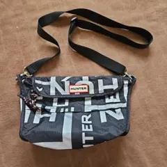 未使用　HUNTER ショルダーバッグ 黒/白