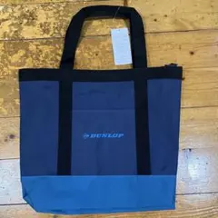 DUNLOP トートバッグ ネイビー/ブルー