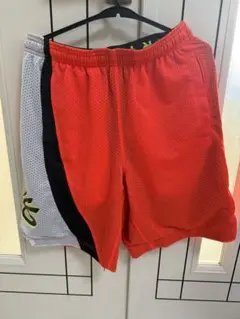 Under Armour カリーバスケットボールパンツ オレンジ/白　SM