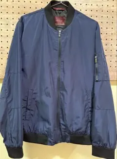 ZARA MAN ネイビー MA-1ジャケット L