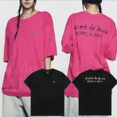 Acme de la vie HOSHI X ADLV 黒Tシャツ　サイズ1