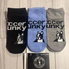 サッカージャンキー　soccer junky 靴下　ソックス　３足 19〜24