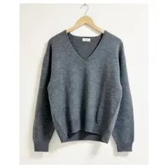 m676_IENA 美品◆毛100%◆ウールVネックプルオーバー ニット