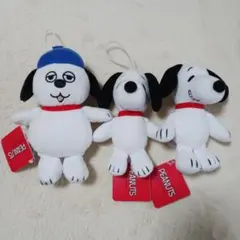 スヌーピー　みんなといっしょマスコット　3個セット