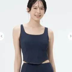 SUKALA ヨガウェア デニムコルセットインディゴネイビー Mラバの袋付き