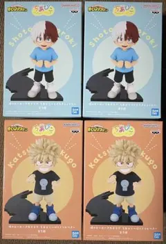 【4個セット】僕のヒーローアカデミア ちあぴこ 爆豪勝己 轟焦凍 フィギュア