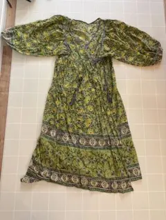 FREAK'S STORE 花柄パネルワンピース Fサイズ