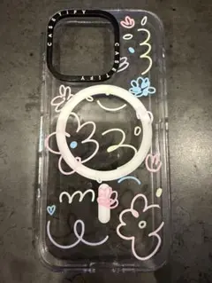 iPhone16 Pro ケース Casetify クリア MagSafe花柄