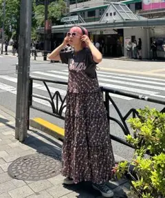 ティアードキャミワンピース