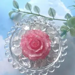 オルゴナイト ブルーのバラ フローライト - メルカリ