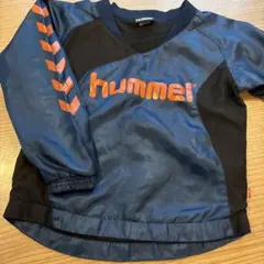 hummel ピステ・ウィンドブレーカー ネイビー/オレンジ　120cmサッカーのサムネイル