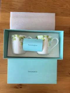 Tiffany & Co. 花柄マグカップ 2個セット