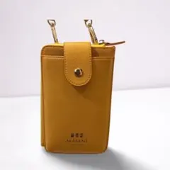 MAJANI スマホショルダーバッグ イエロー【A-3】