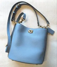 coach コーチ ウィロウ ソフト バケット バッグ 19 ブルー - メルカリ