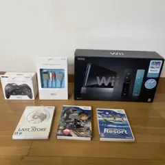 Nintendo Wii 本体　ゲーム3本　AVケーブル　コントローラpro