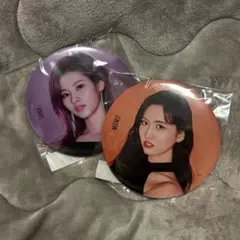 【新品未開封】TWICE モモ サナ BIG缶バッチ 缶バッジ
