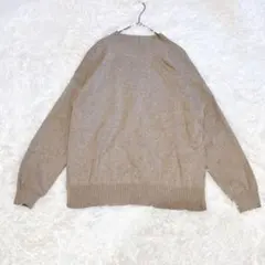 M213 【グローバルワーク】 長袖ニット セーター リブ編み オーバーサイズ