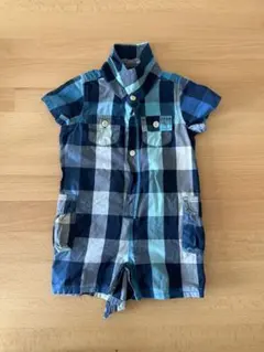 baby GAP チェック柄ロンパース 12-18ヶ月