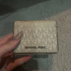 MICHAEL KORS 二つ折り財布 ベージュ