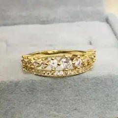 キュービックジルコニア リング 11号相当