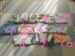 女の子　春秋長袖　まとめ売り　95&100cm 10点セット