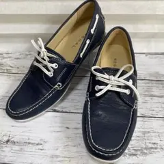 美品⭐︎REGALネイビーデッキシューズ