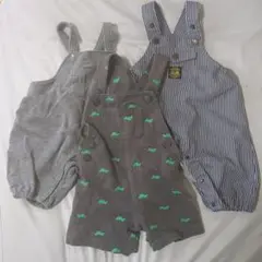 COMME CA ISM、carter's　他サロペット3点セット