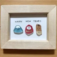 シーグラスアート　お正月　新年　馬