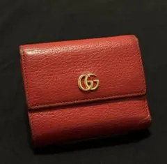 GUCCI GGマーモント 三つ折り財布 コンパクトウォレット 546584