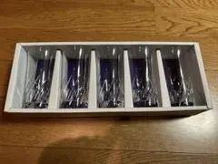 【HOYA CRYSTAL／ホヤクリスタル】カットグラス 5客セット