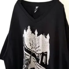 ディストリクト BLUEFEST Tシャツ L ブラック 黒 古着