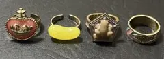 ハリー・ポッター　ハニーデュークス　指輪　4点セット