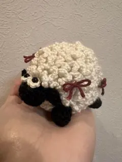 ハンドメイド ひつじ あみぐるみ