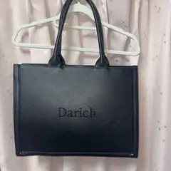 Darich ダーリッチ ロゴトートバッグ ブラック