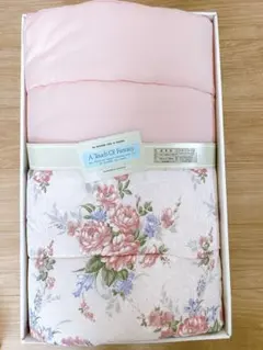 レトロ 安達瞳子 シングル 裏ガーゼ 肌布団 140x190cm 2枚セット