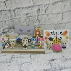 あみぐるみ　コロコロ招福招きパウダーカラートラちゃんペア♡♡Ver.ミントピンク あみぐるみ コロコロ招福招きパウダーカラートラちゃんペア♡♡Ver
