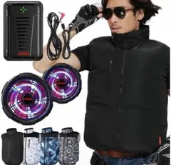 新型 男士工作外套 風扇背心 短袖 空調工作服