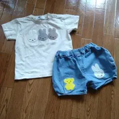 miffy ミッフィー 半袖Tシャツ ショートパンツ セットのサムネイル
