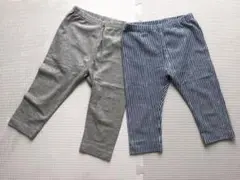 UNIQLO レギンス7分丈 110cm ２枚セット