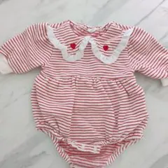 birthday cottoli 長袖 ロンパース 70