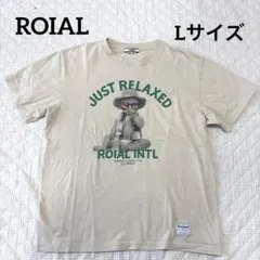 匿名発送︎❁¨̮ ROIAL プリント　半袖　Tシャツ　Lサイズ