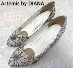Artemis by DIANA アルテミスバイダイアナ　刺繍　ヒール 23cm