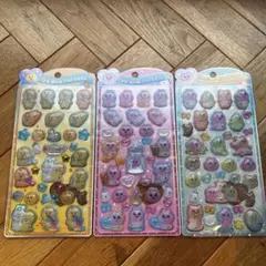 うるちゅる　おぱんちゅうさぎ　んぽちゃむ　3枚セット