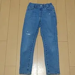 ダメージ加工ジーンズ　130