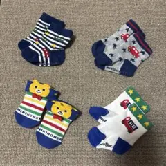 ミキハウス ベビー靴下セット 6-10cm カラフル