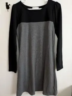 earth music & ecology 長袖ミニワンピース M