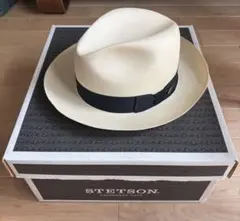 ラス1‼️STETSON FLAT WHIPPET SE656 つば広パナマハット - メルカリ